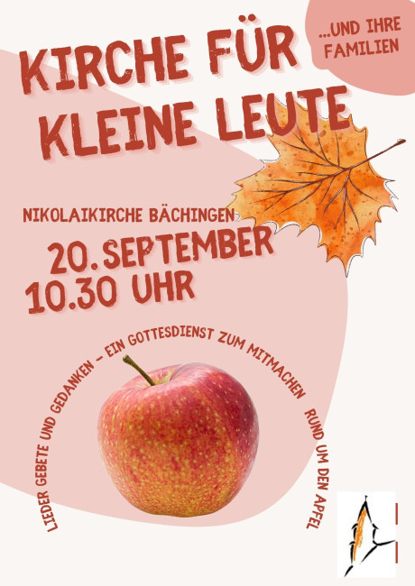 Unser nächster Gottesdienst ist am 20. September
